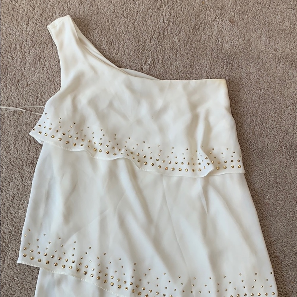 White cocktail dress
